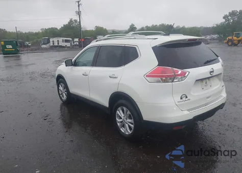 2015 Nissan Rogue Sv из США, поврежденный, VIN KNMAT2MV4FP579345